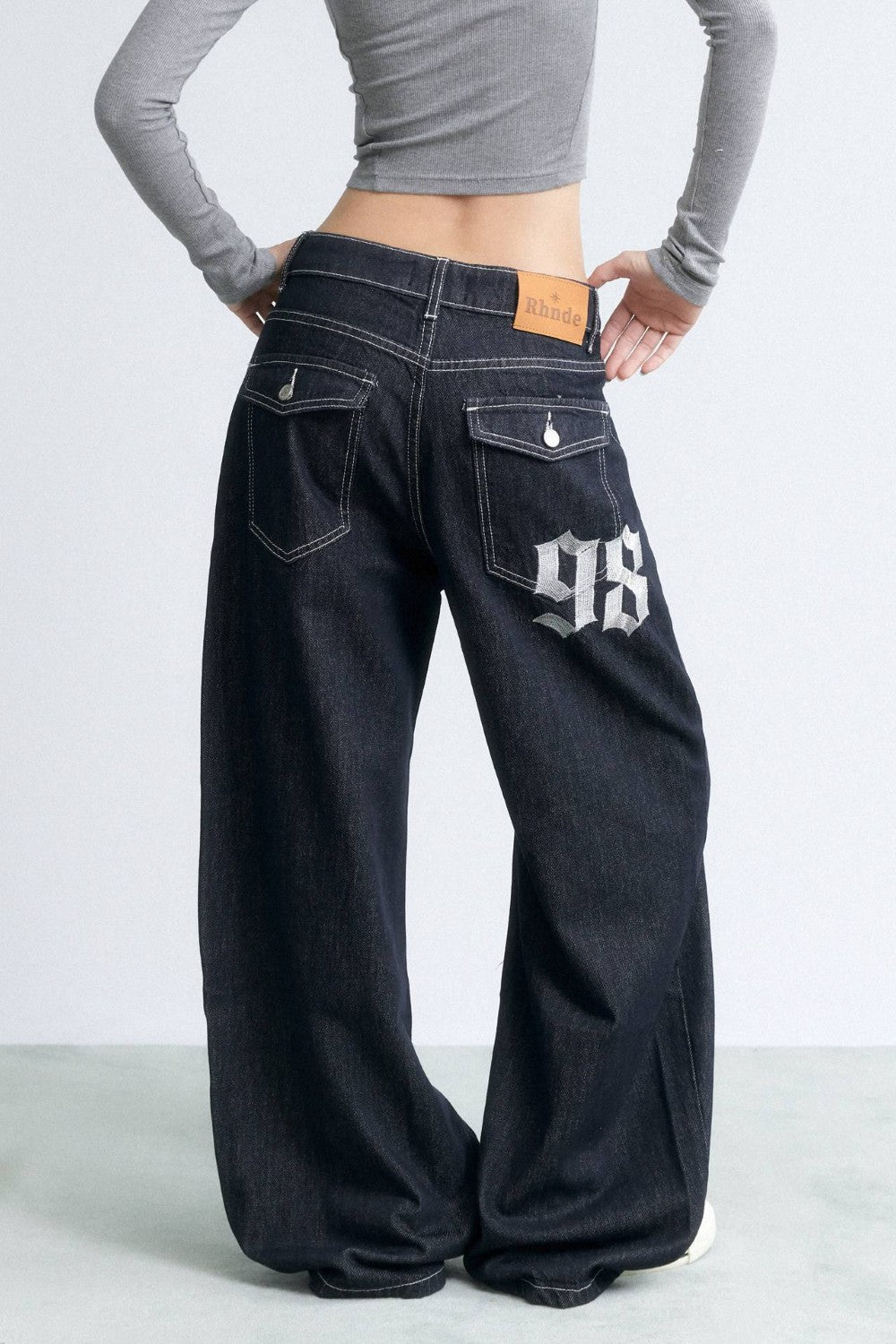 Indigo League Straight Jeans
