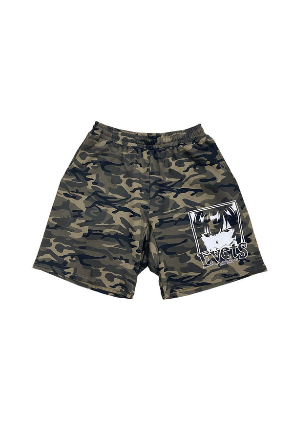 Manga Vision Camo Shorts