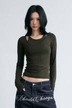 Poison Ivy Layered Top