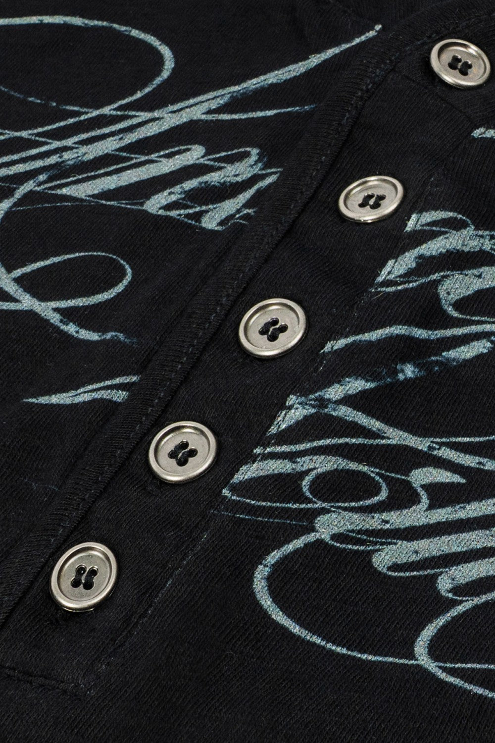 Silver Vein Studded Henley