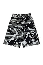 Monochrome Camo Jorts