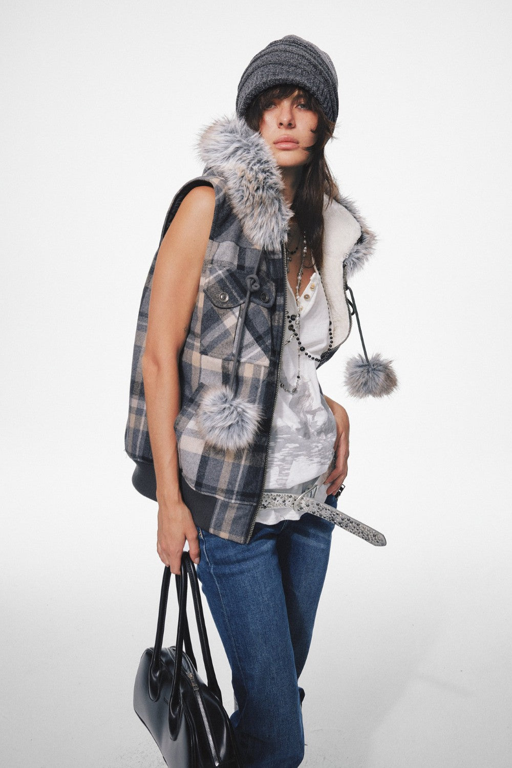 Winter Lodge Plaid Vest