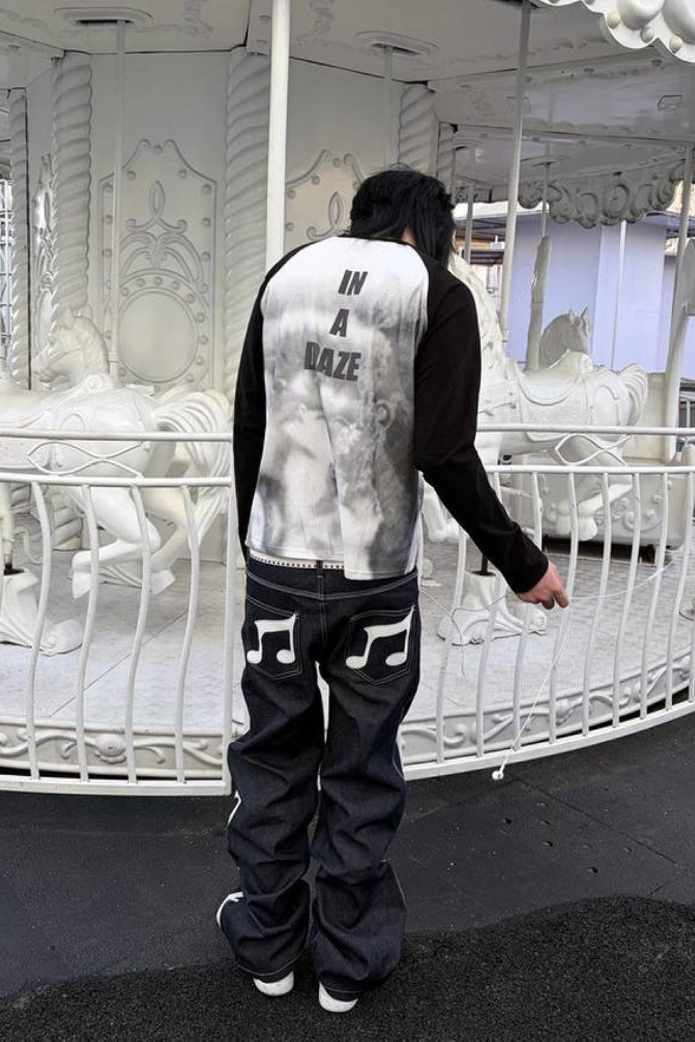 Music Note Denim Jeans