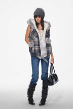 Winter Lodge Plaid Vest
