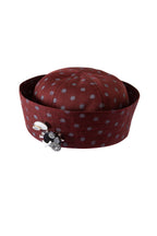 Vintage Sailor Polka Dot Hat