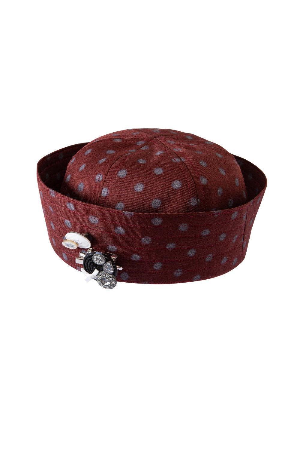 Vintage Sailor Polka Dot Hat