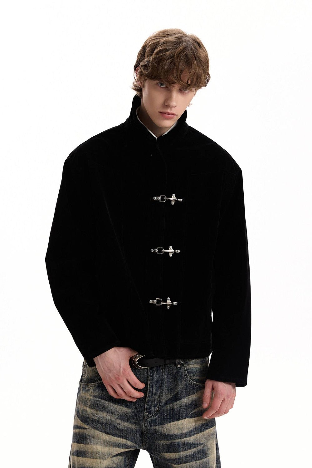 Sterling Suede Buckle Jacket