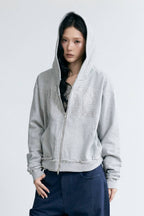 Chrome Letter Hooded Jacket