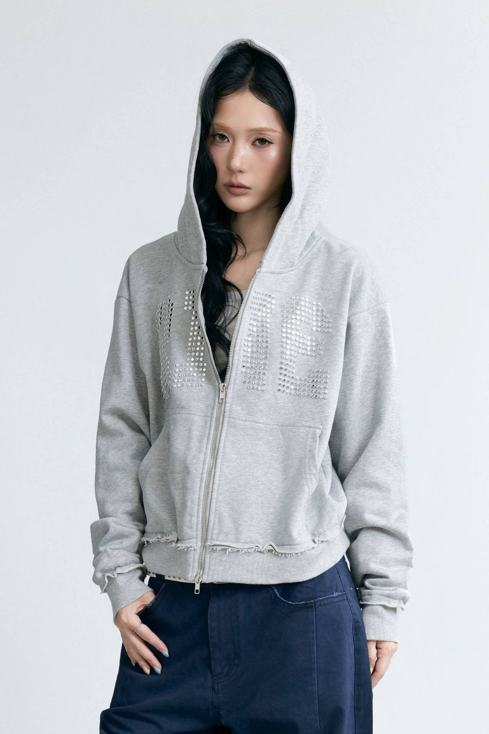 Chrome Letter Hooded Jacket