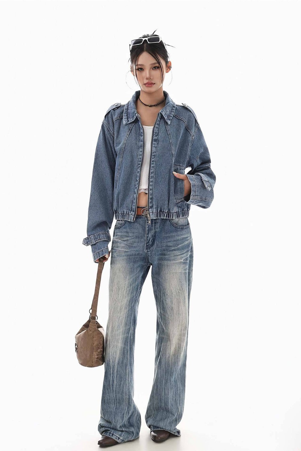 Washed Blue Denim Jacket
