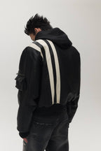 Ryo Striped Bomber Jacket