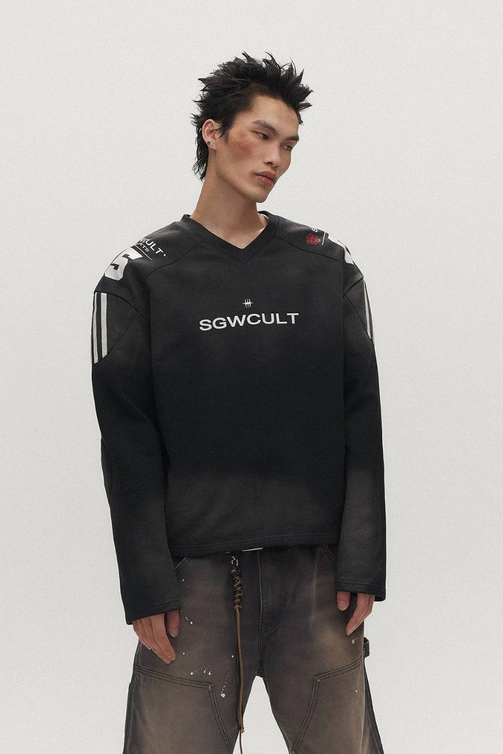 Nori Black Football Shirt