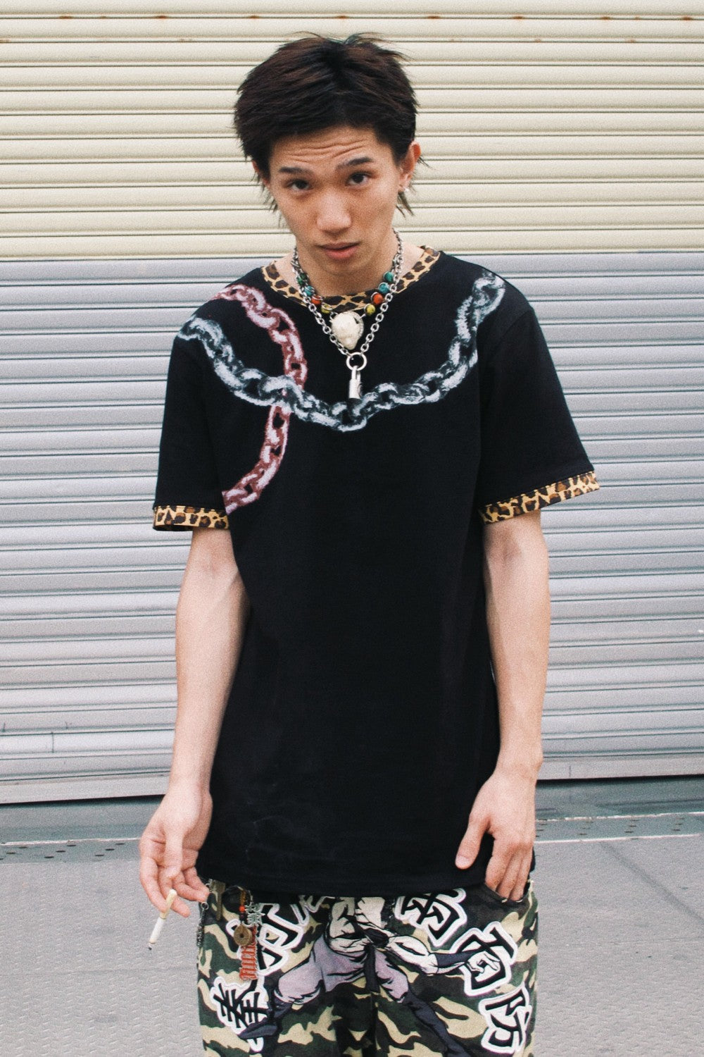 Yami Leopard Chain Tee