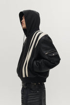 Ryo Striped Bomber Jacket