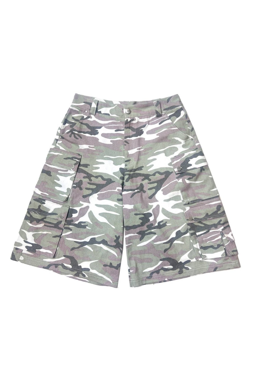 Field Camo Cargo Jorts