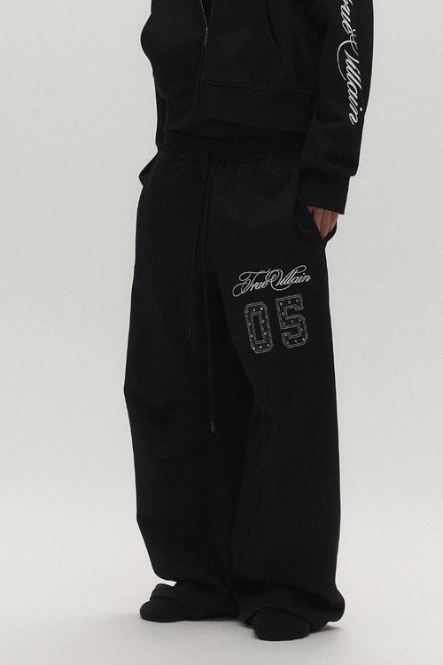 Black True Villain Sweatpants
