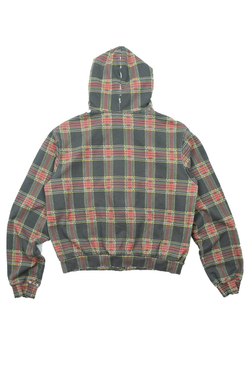 Vintage Plaid Hooded Jacket