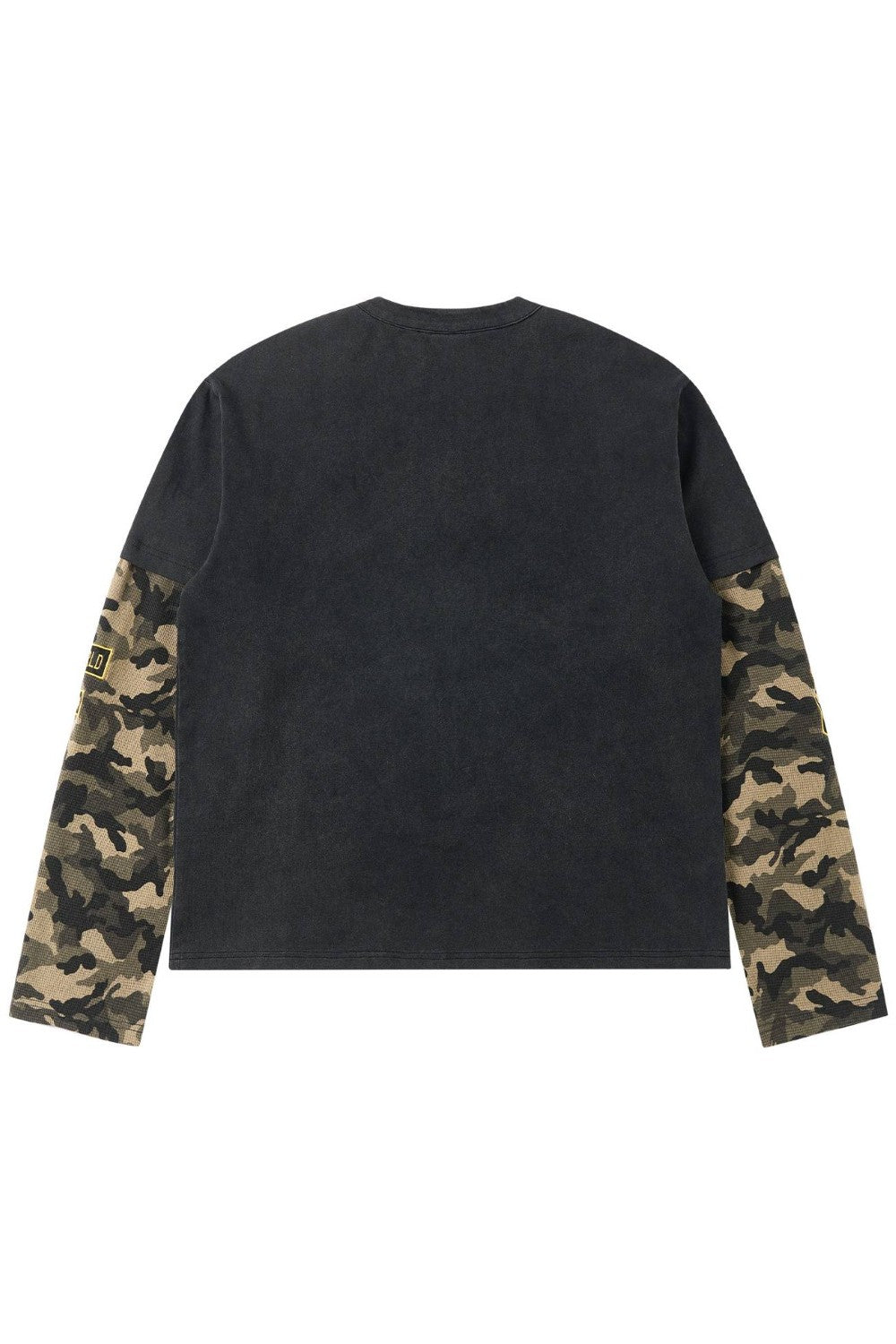 Henley Camo Long Sleeve