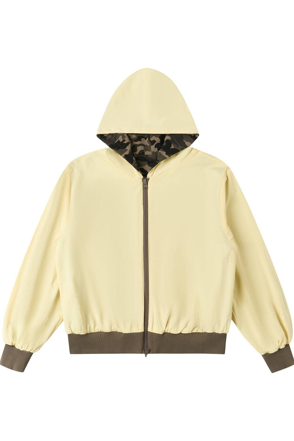 Reversible Crest Hooded Jacket