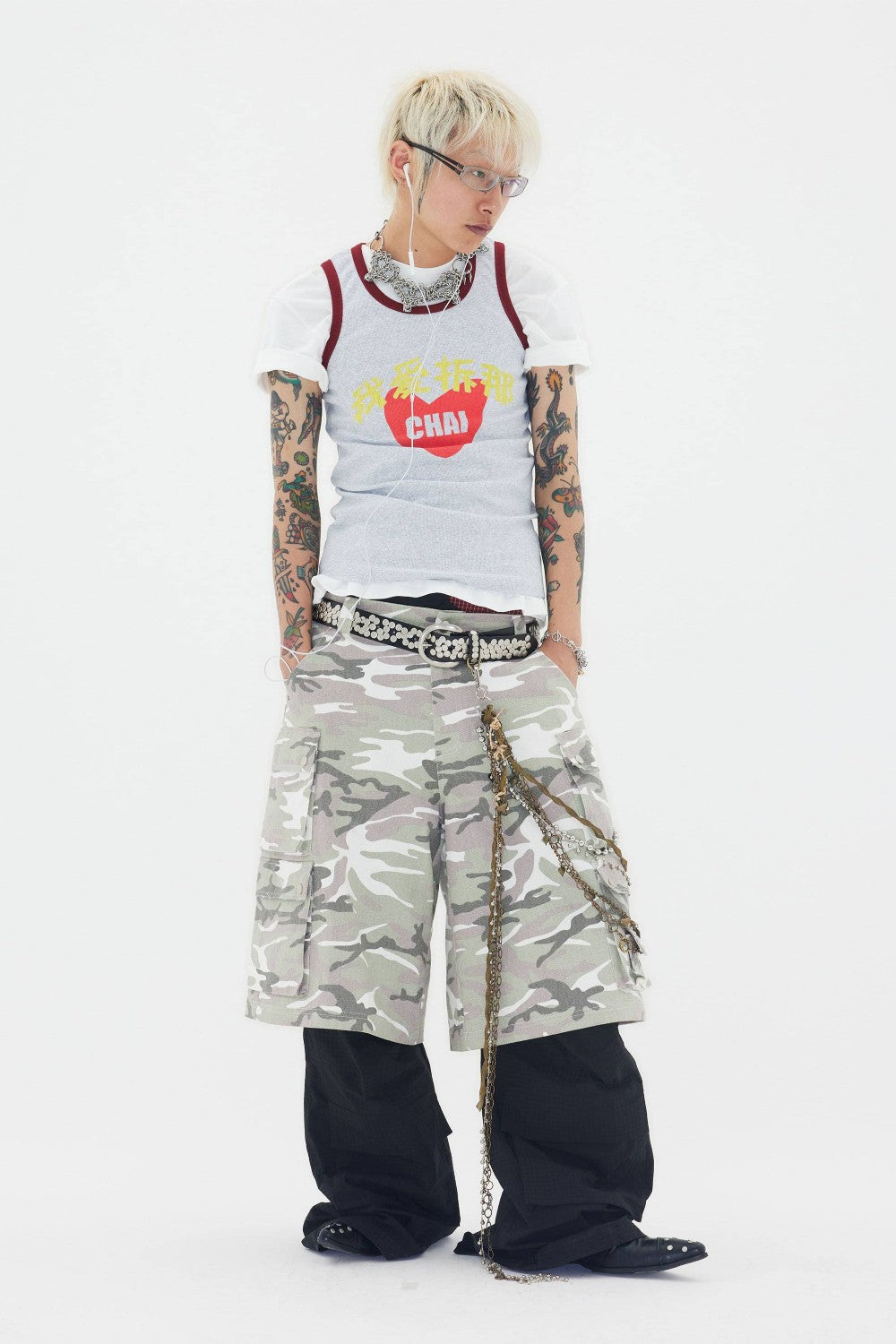 Retro Chai Heart Tank