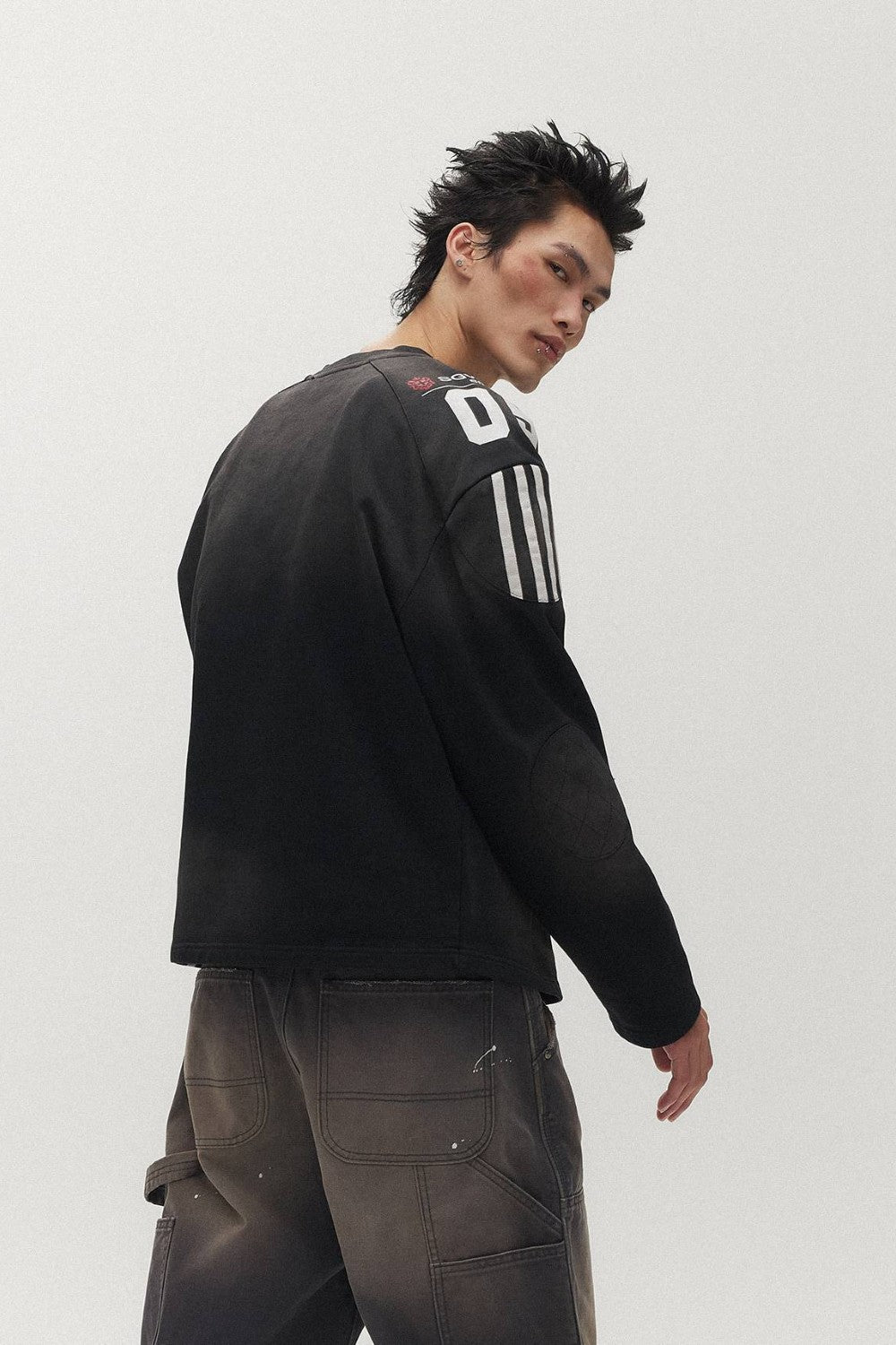 Nori Black Football Shirt