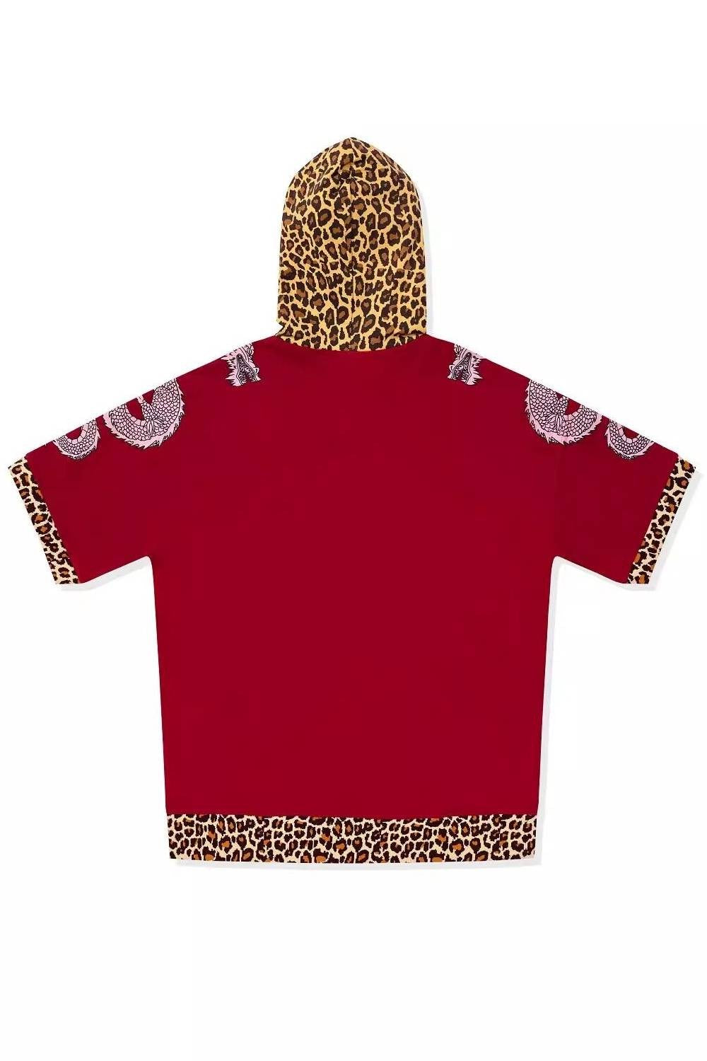 Raiju Leopard Short-Sleeve Jacket
