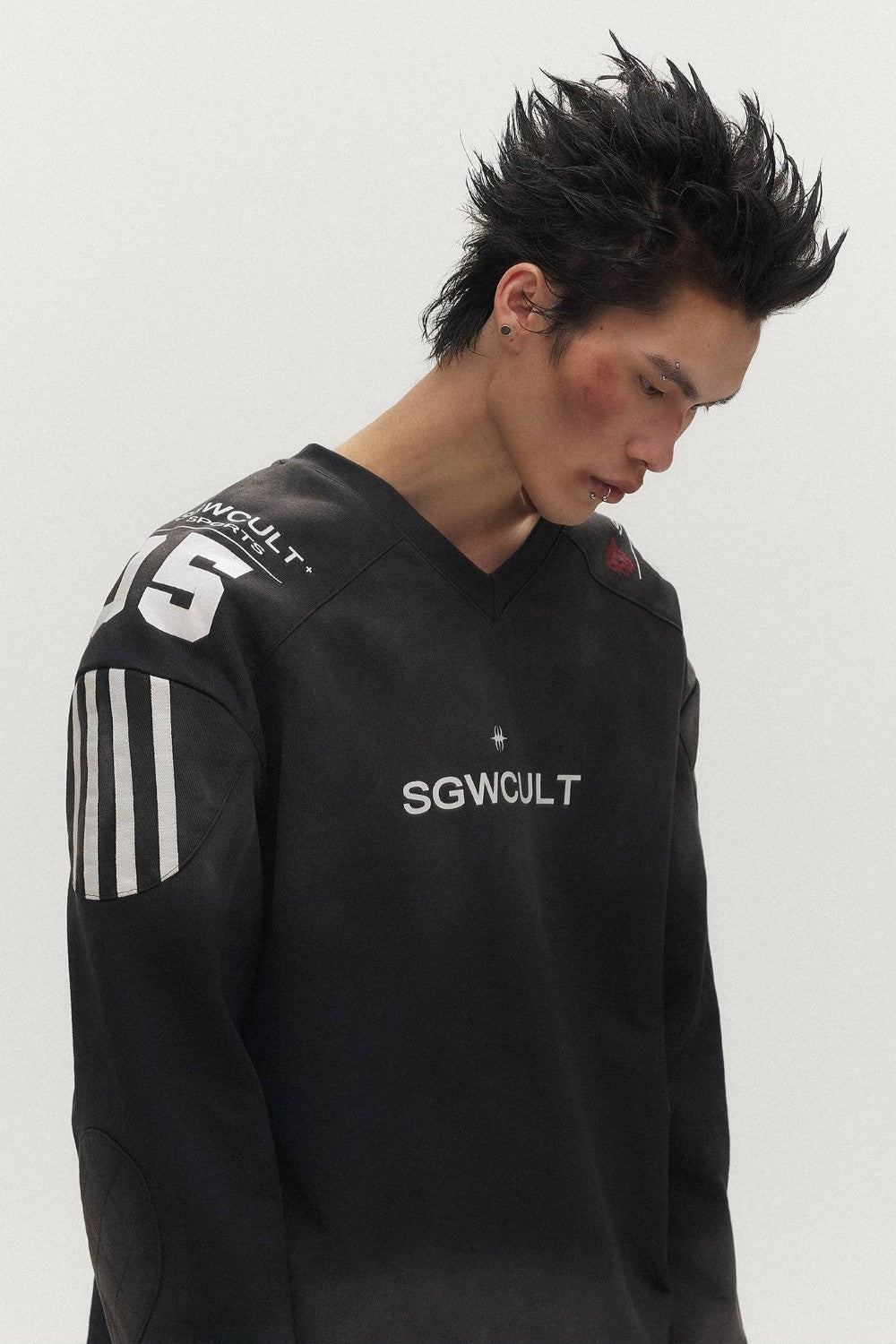Nori Black Football Shirt