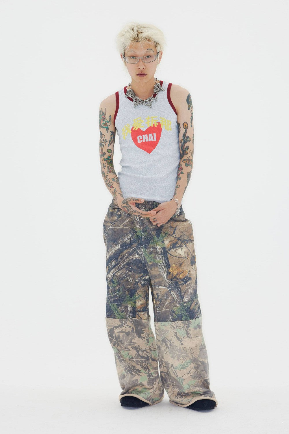 Retro Chai Heart Tank