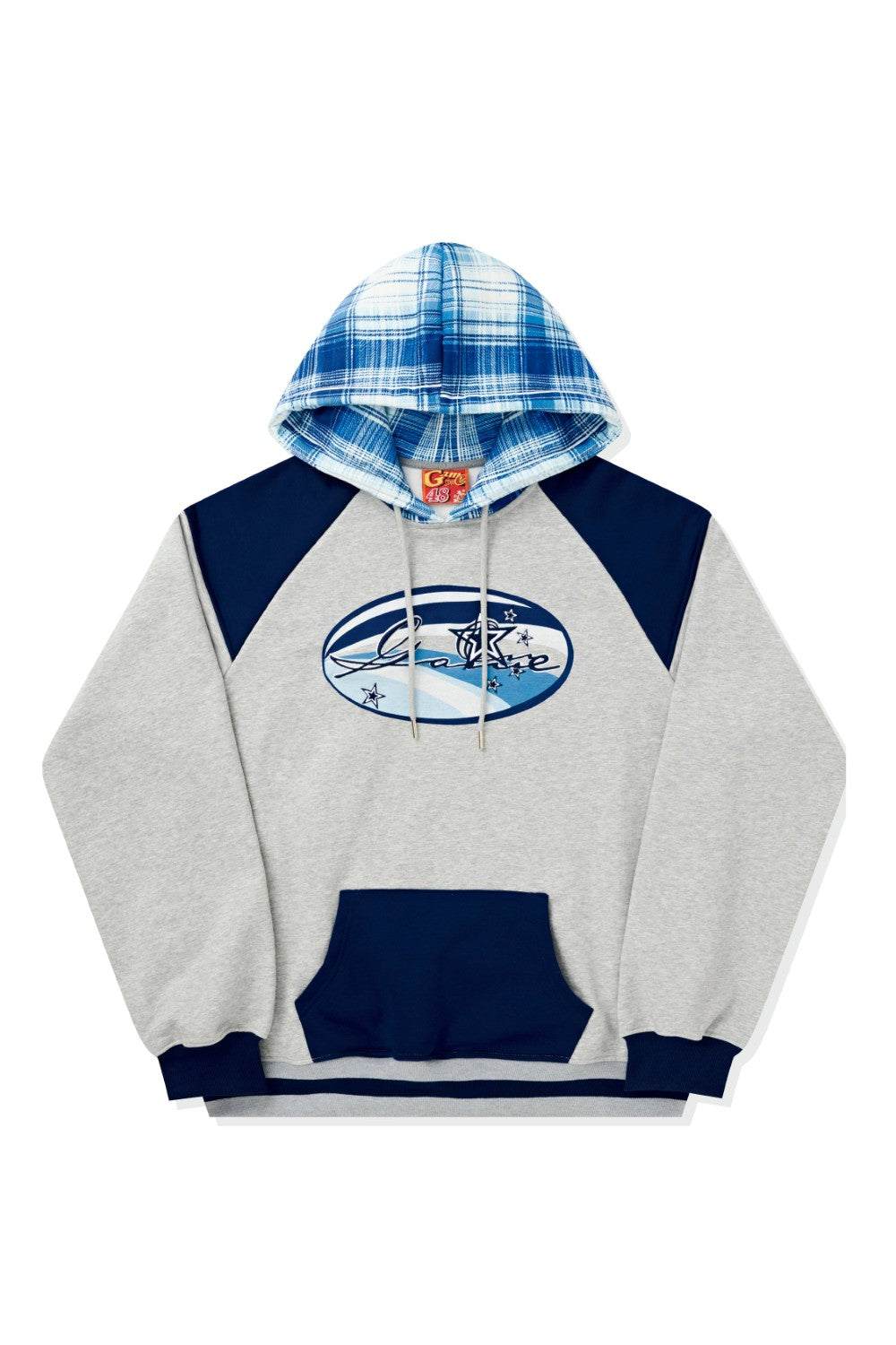 Retro Mix Plaid Hoodie