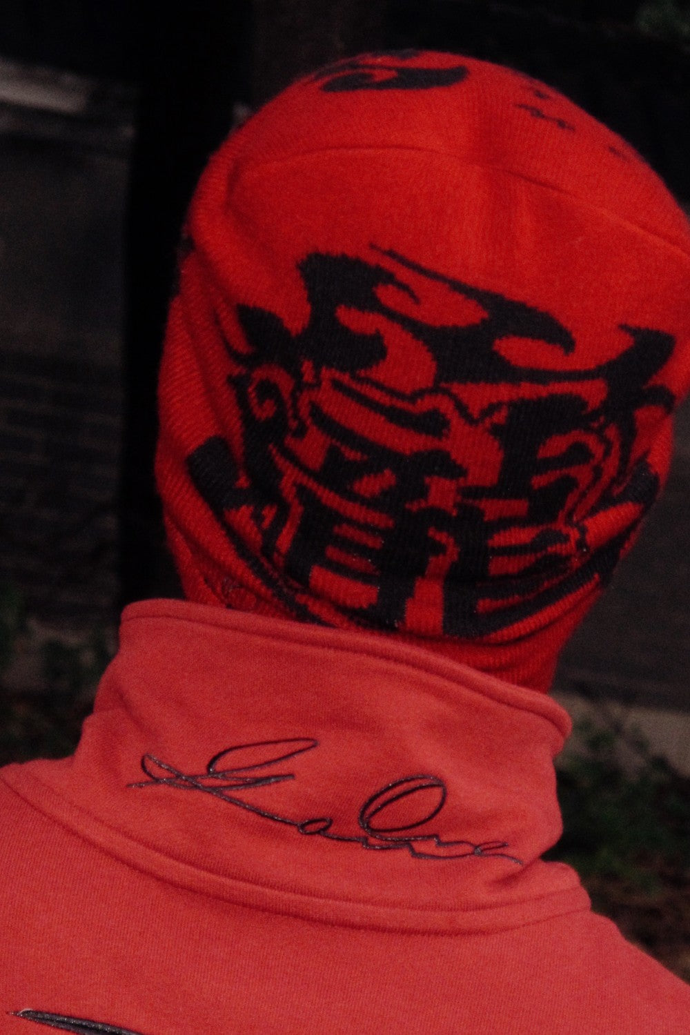 Red Dragon Knit Beanie