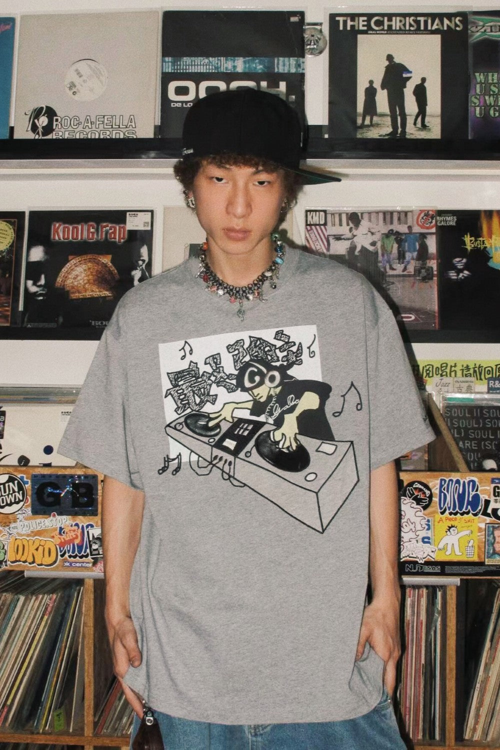 DJ Oversized Graphic Tee