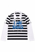 Layered Stripe Polo Tee