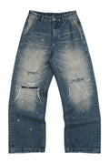 Daiki Distressed Baggy Jeans