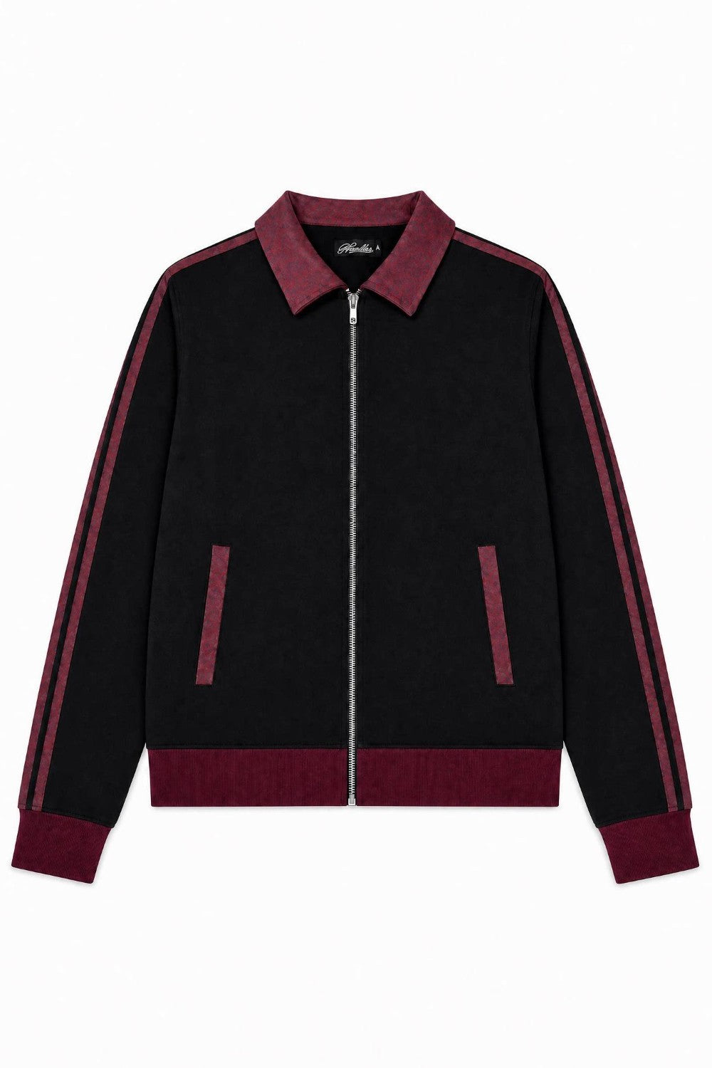 Embroidered Panther Suede Jacket