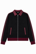 Embroidered Panther Suede Jacket