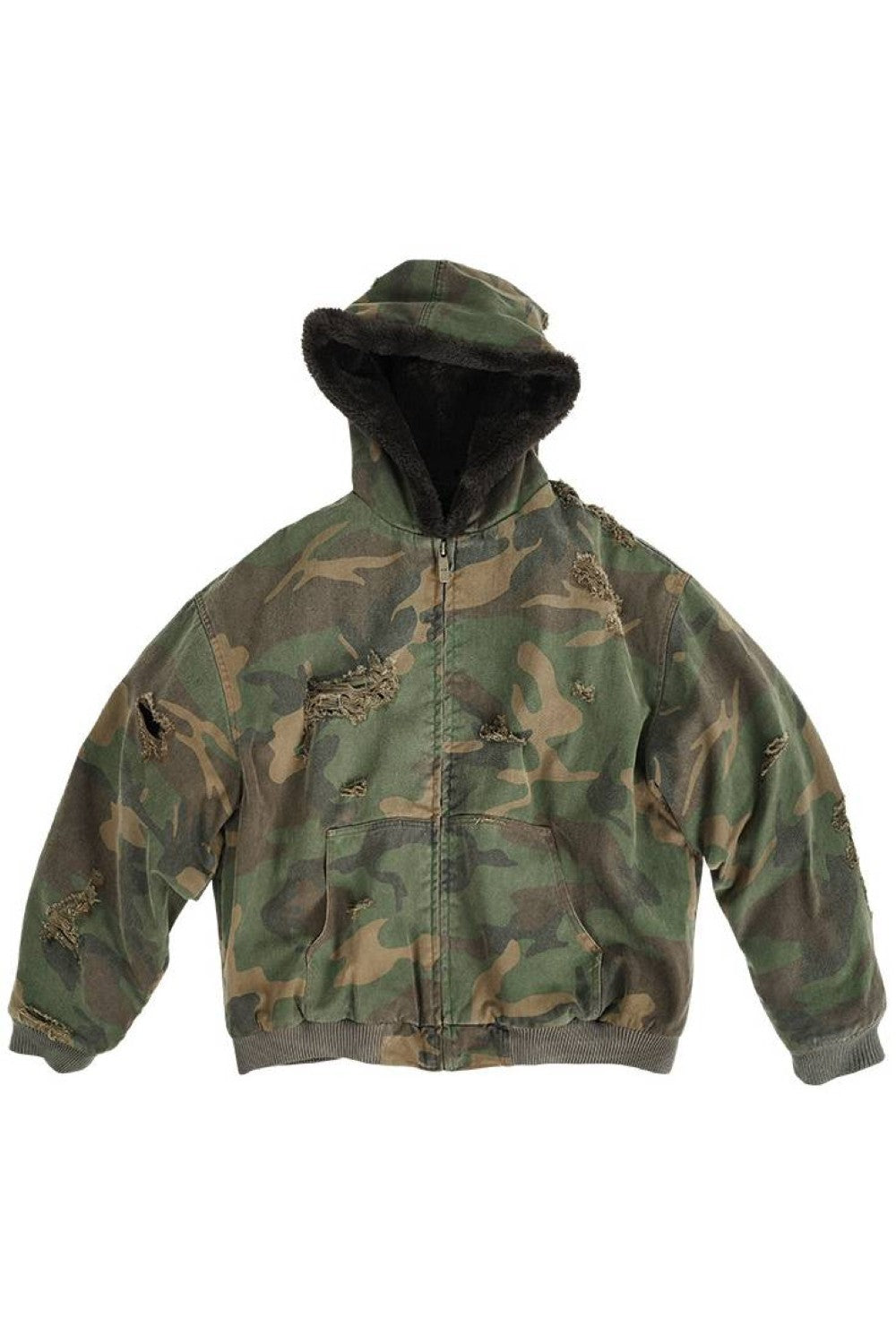 Ryder Camo Hooded Jacket