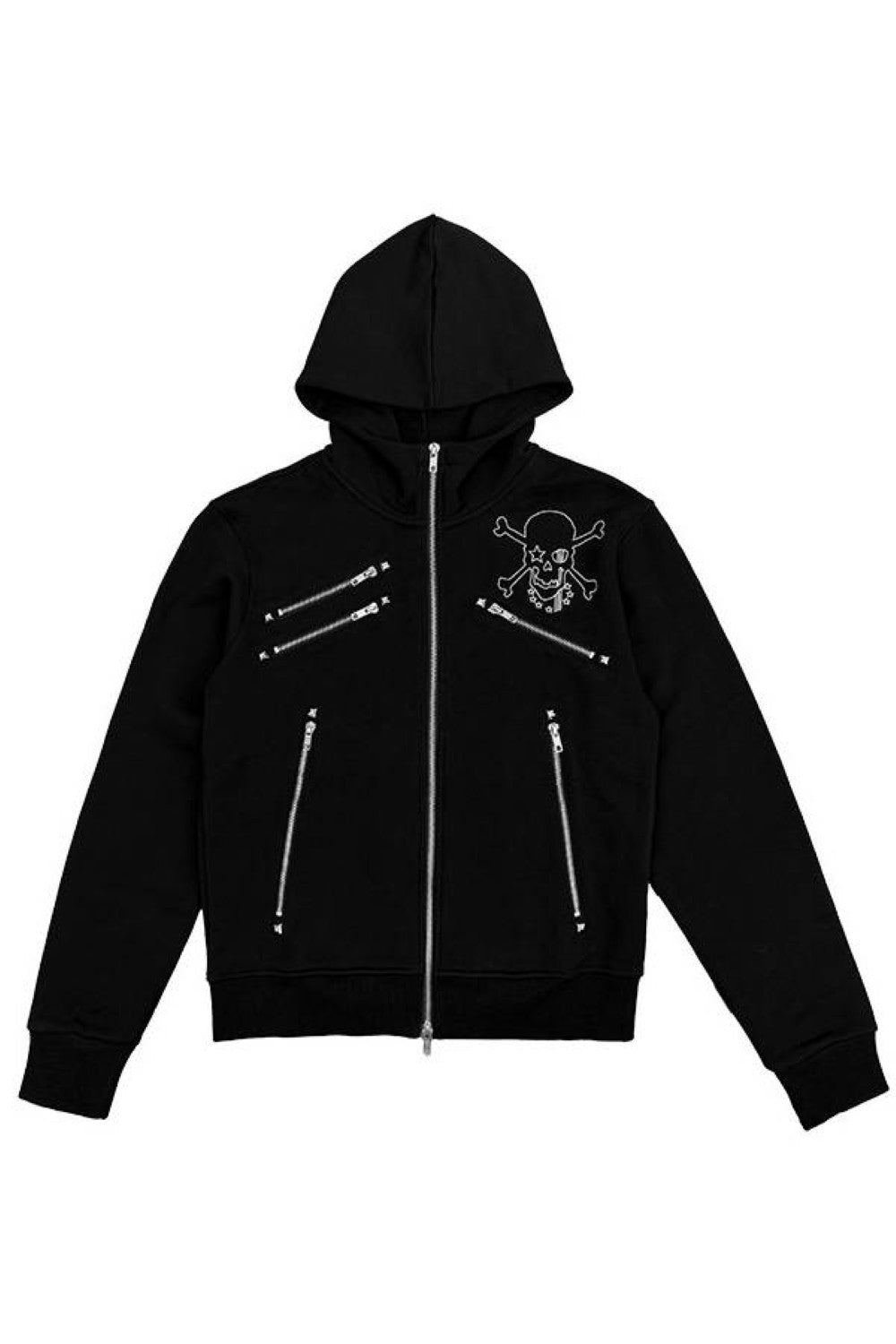 Chrome Skull Hooded Jacket