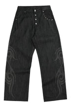 Tribal Studded Baggy Jeans