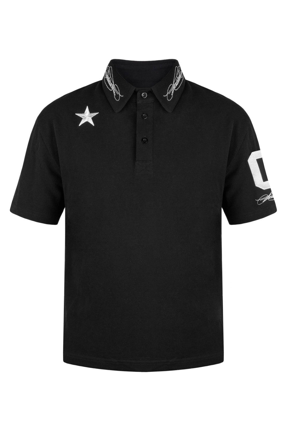 Embroidered Star Polo Shirt