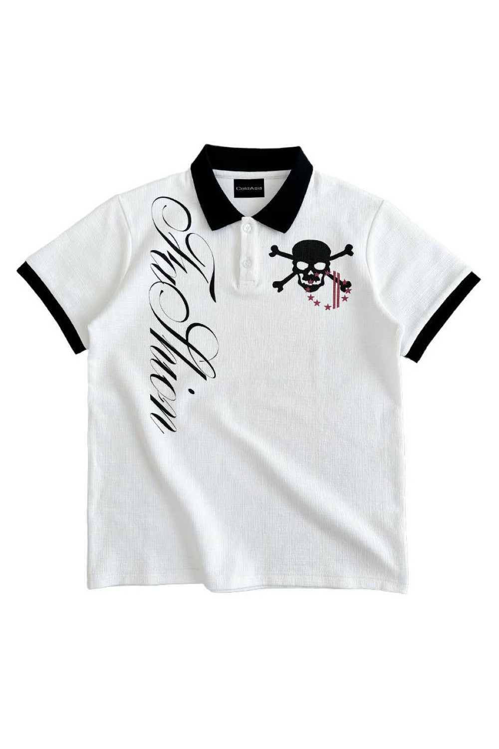 Signature Skull Script Polo