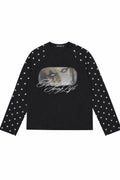 Script Star Graphic Longsleeve