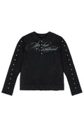 Silver Vein Studded Henley