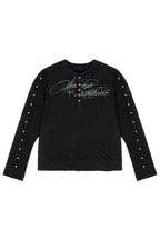 Silver Vein Studded Henley
