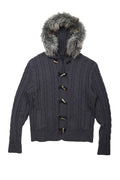 Arctic Navy Toggle Cardigan