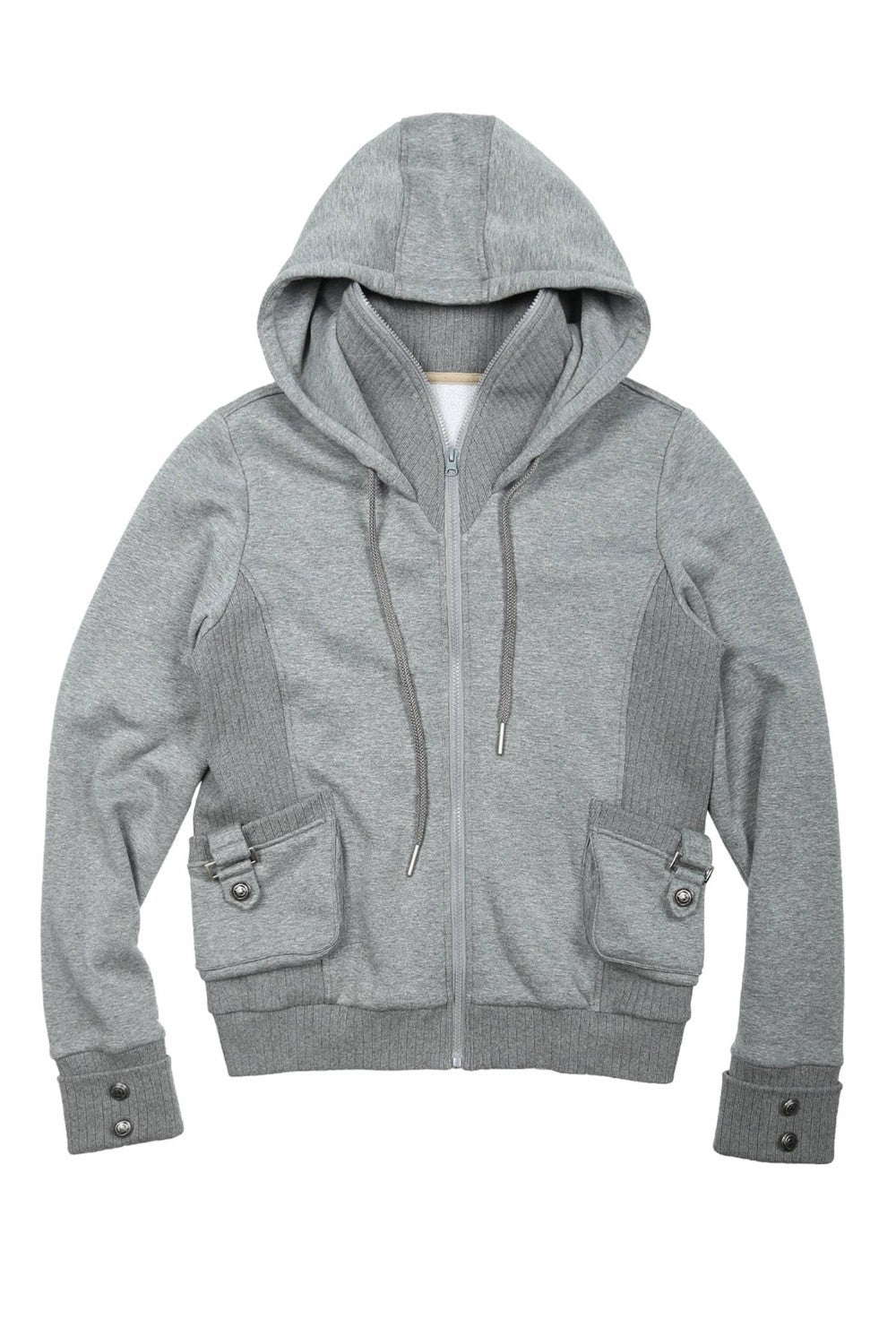 Heather Double Collar Jacket