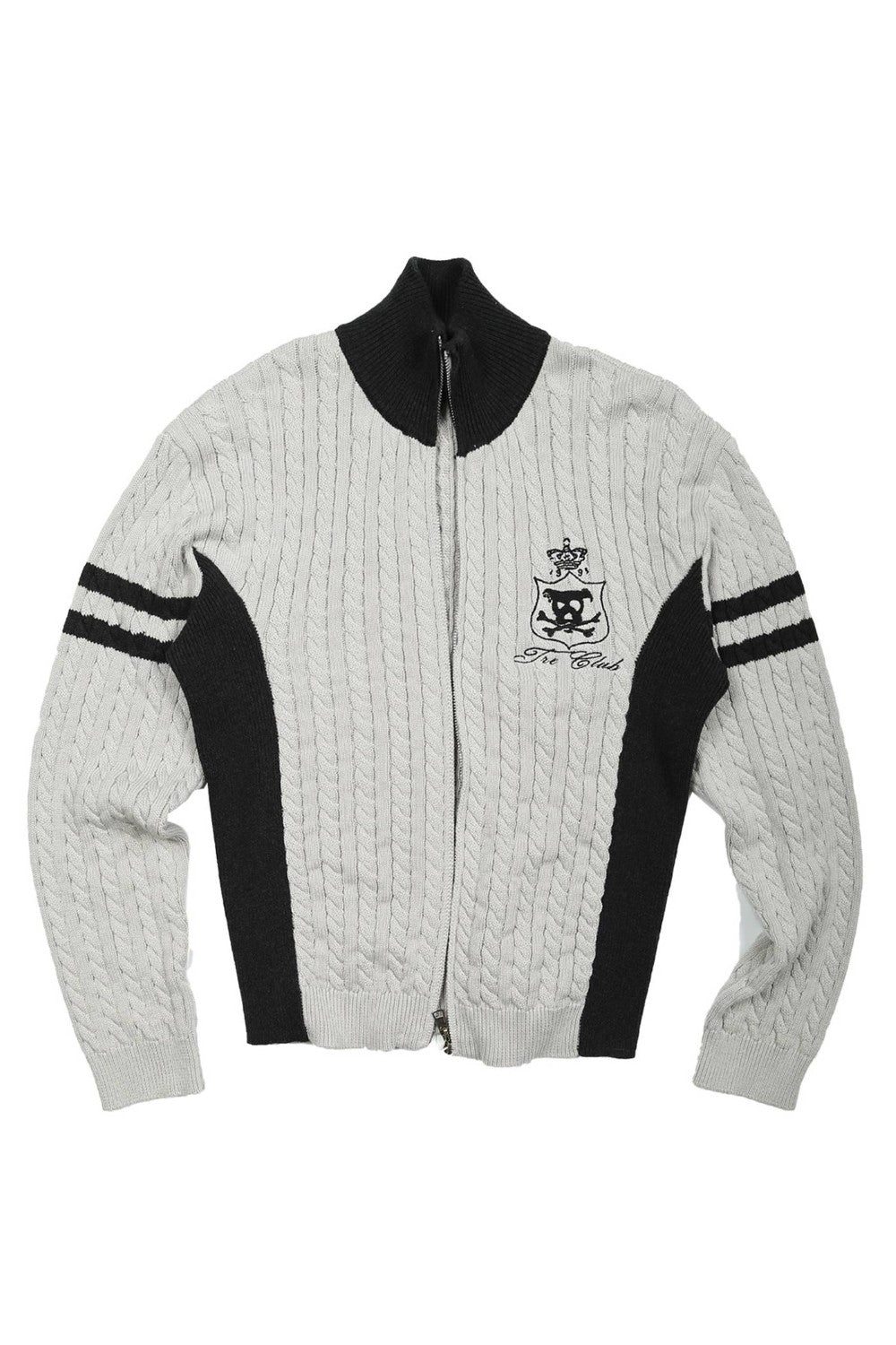 Ivory Crest Cable Cardigan