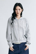 Chrome Letter Hooded Jacket
