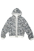 Static Zebra Hooded Jacket