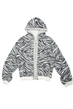 Static Zebra Hooded Jacket