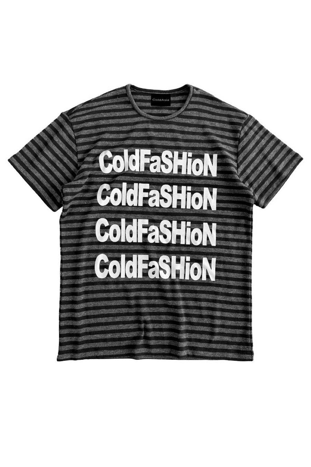 Charcoal Stripe Graphic Tee